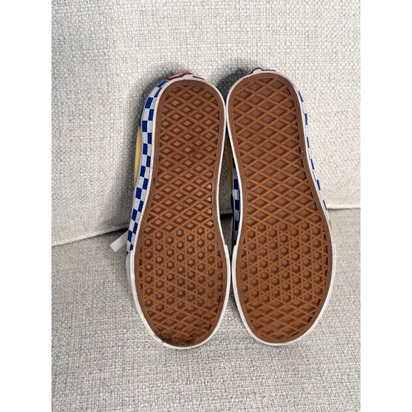 Vans Era Tartan Pack Blue Yellow White Size W6/ M4.5 Unisex 721356 - Picture 7 of 9